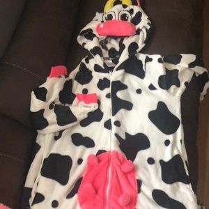 Cow pajamas full suit